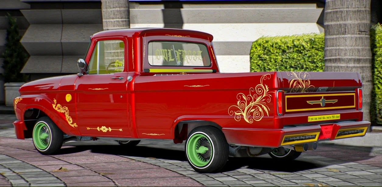 (Unbranded) Ford F100 Lowrider | Owl Frost