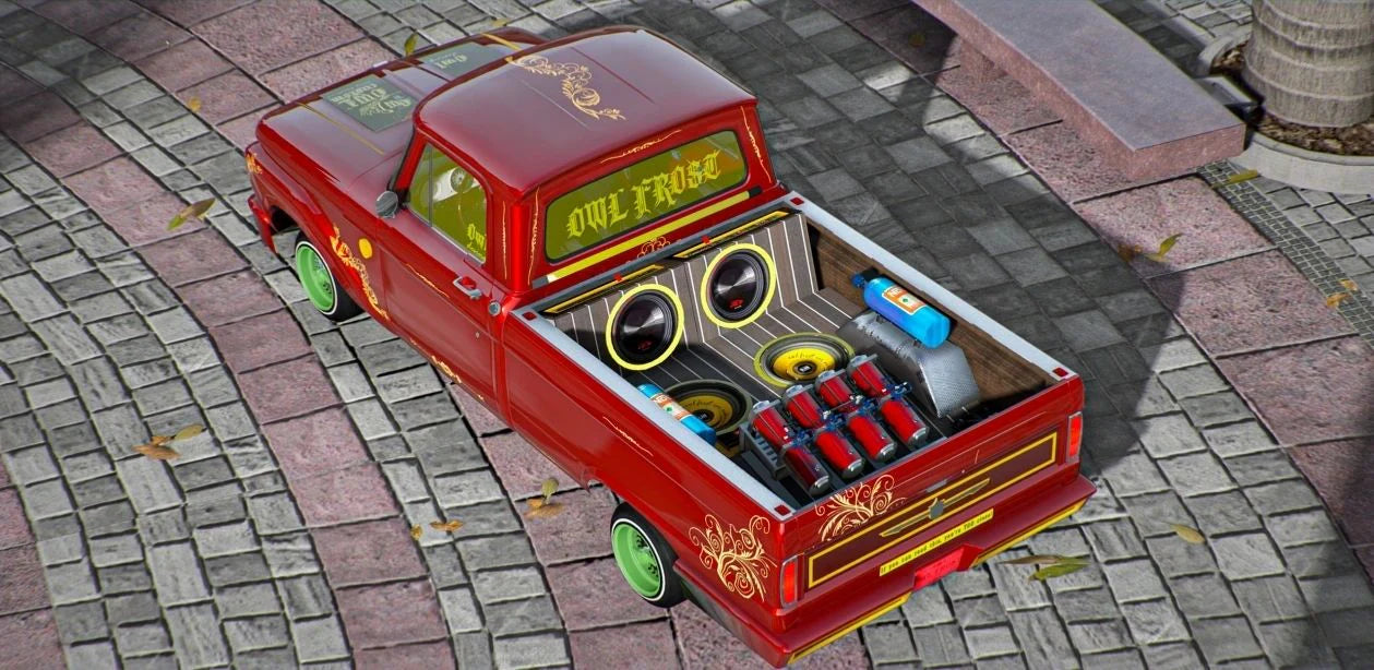 (Unbranded) Ford F100 Lowrider | Owl Frost