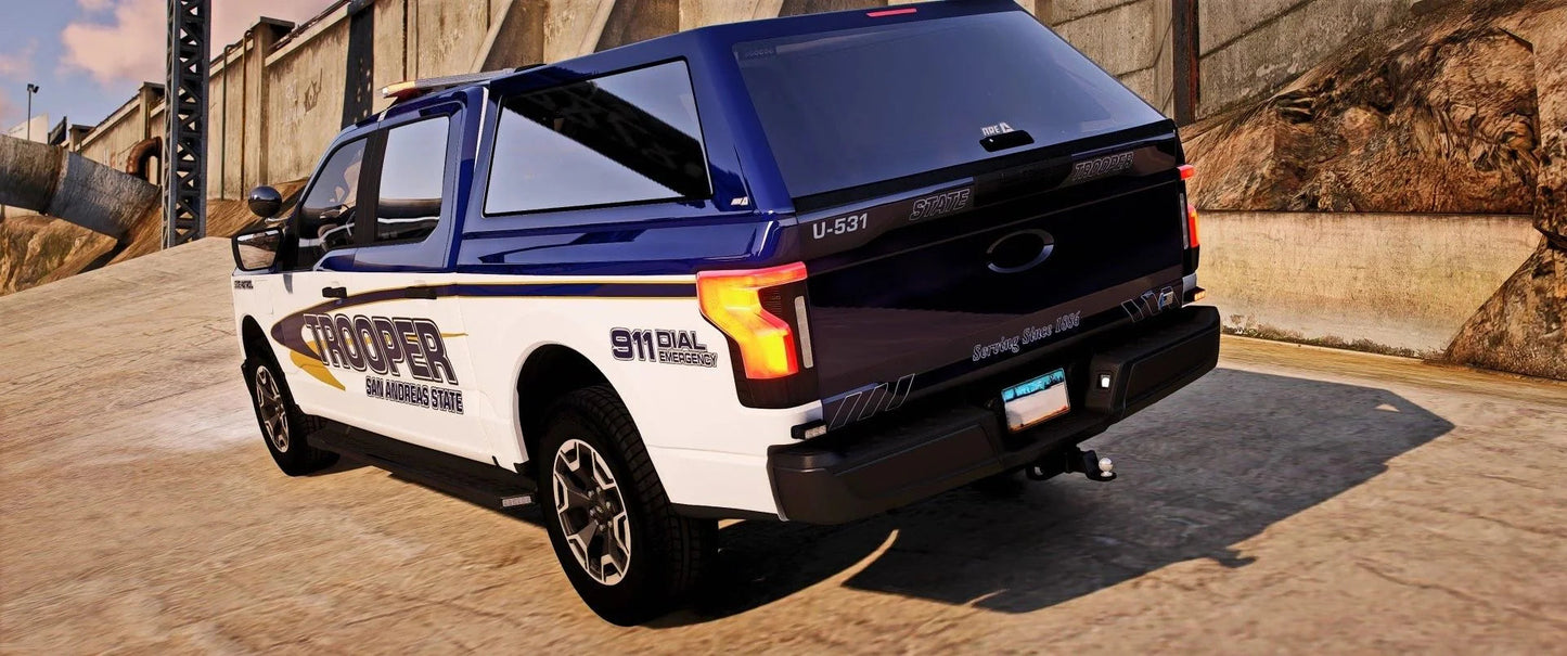 (Unbranded) [Non ELS] Ford F150 Lightning 2023 Police | Paul