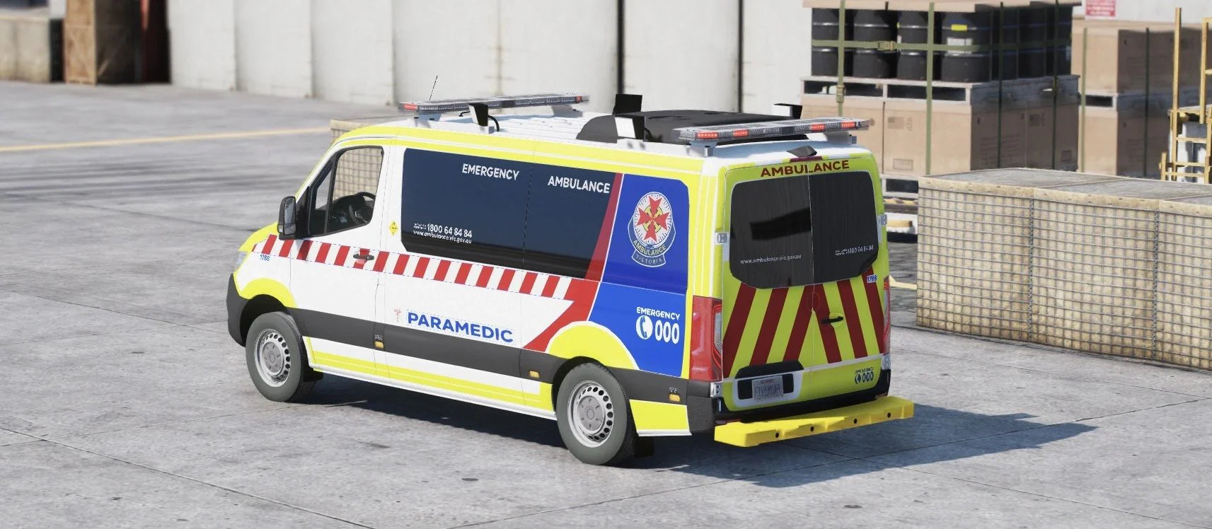 (Unbranded) [Non ELS] Mercedes Sprinter 2019 Police | Saki