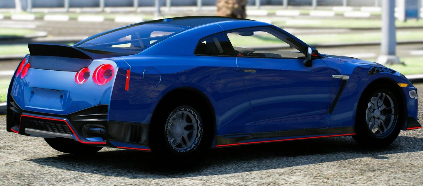 (Unbranded) Nissan GTR R35 Nismo Turbo Charged Drag Customs | Monkey Customs