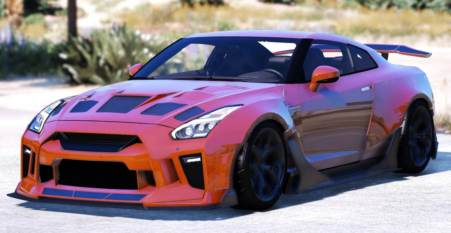 (Unbranded) Nissan GTR R35 Krem Custom | Jia_En