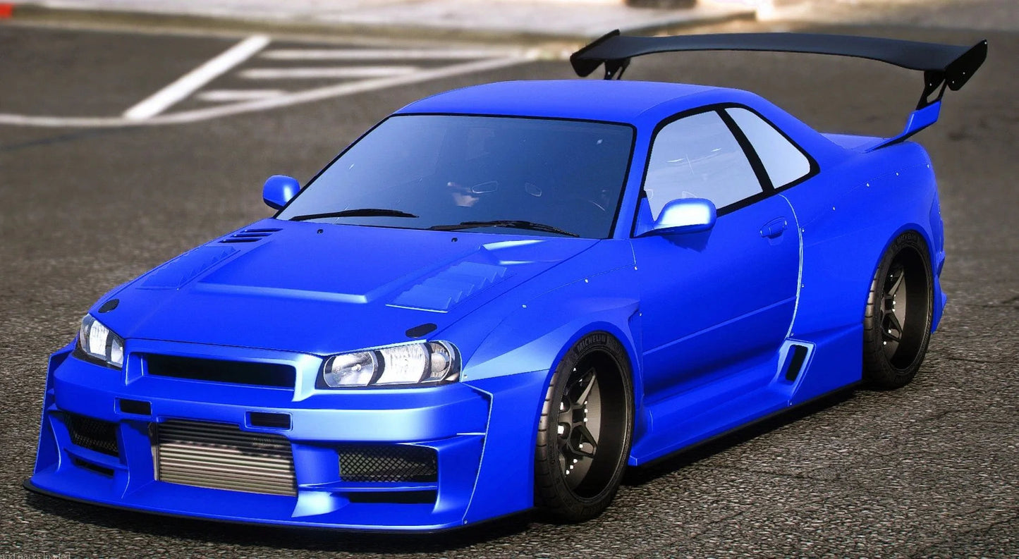 (Unbranded) Nissan R34 Hugo Silvia | Adan