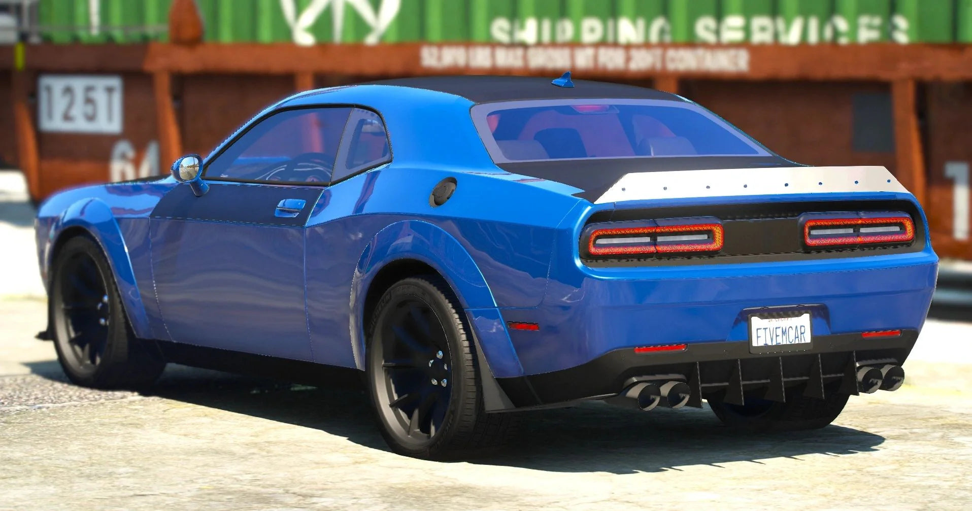 (Unbranded) Dodge Challenger Shaker 50th Anniversary Edition | 4K Customs