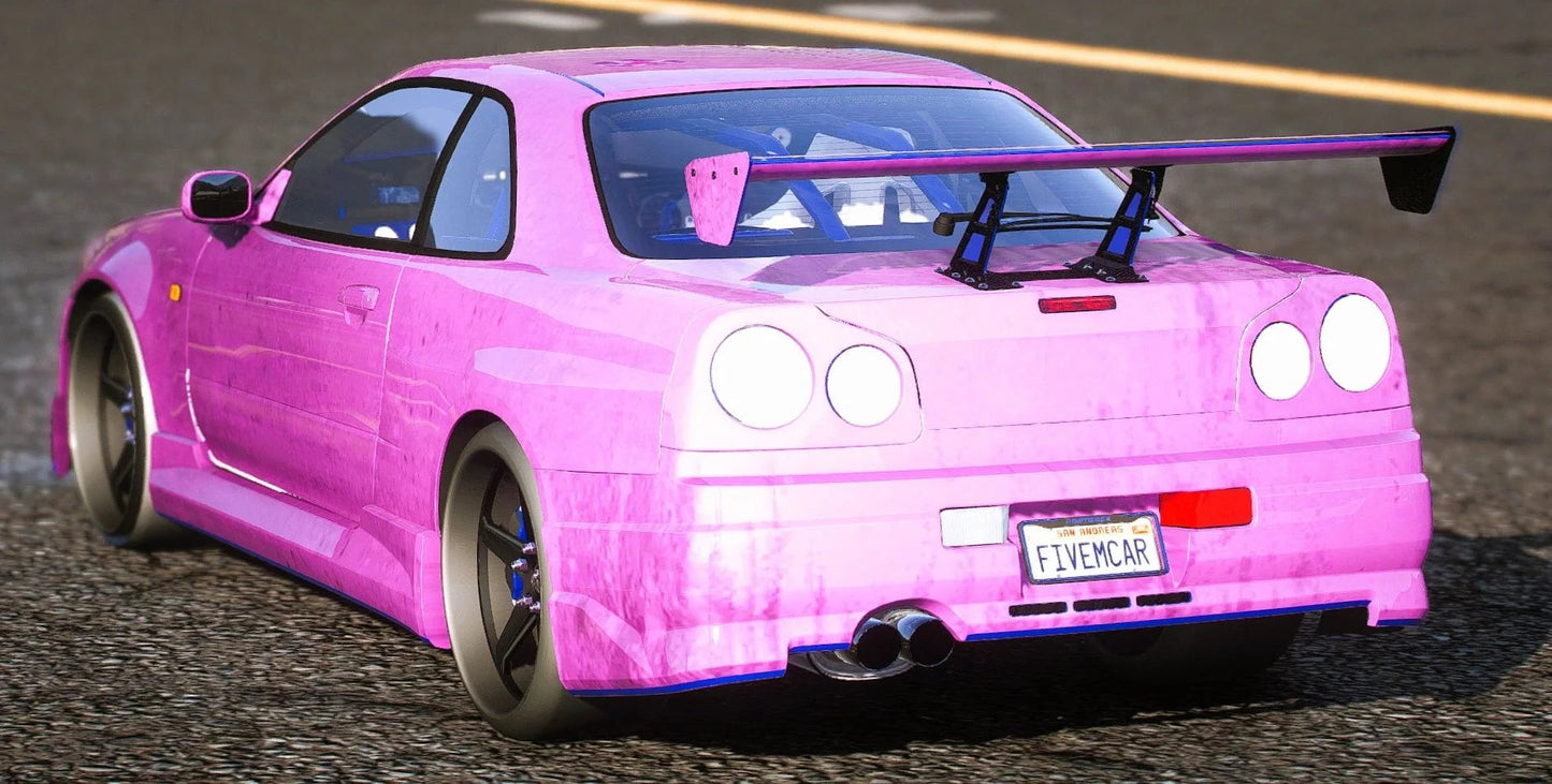 (Unbranded) Nissan Skyline GTR R34 Paul Walker | Port Baek