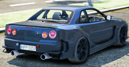 (Unbranded) Nissan Skyline GT-R R34 | Vanz123