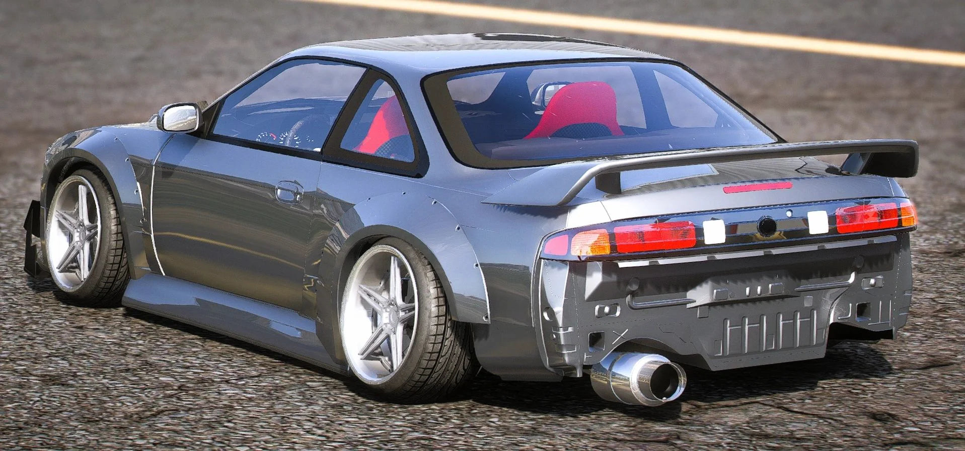 (Unbranded) Nissan Silvia S14 Drift Custom R35 1000hp | Chino Garage