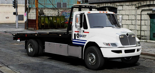 (Unbranded) International v2 Flatbed SADOT I VV
