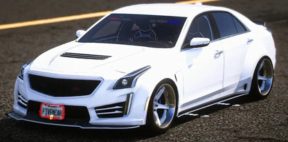 (Unbranded) Police Unmarked Cadillac CTS V Widebody Animated PD Armored  | Legendary Cars | Performance Build