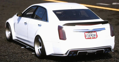 (Unbranded) Police Unmarked Cadillac CTS V Widebody Animated PD Armored  | Legendary Cars | Performance Build