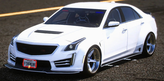 (Unbranded) Police Unmarked Cadillac CTS V Widebody Animated PD | Legendary Cars