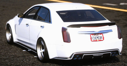 (Unbranded) Police Unmarked Cadillac CTS V Widebody Animated PD | Legendary Cars