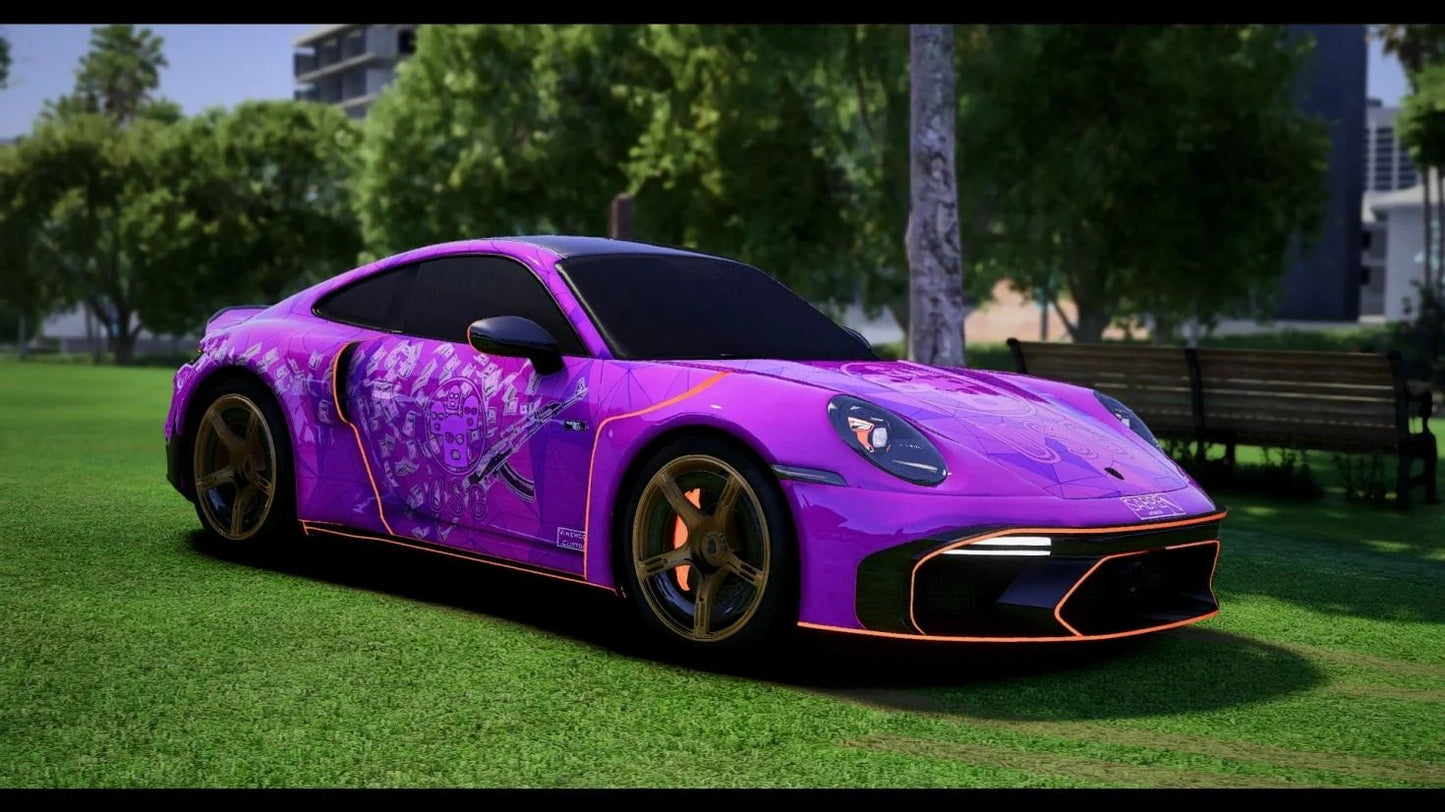 (Unbranded) Porsche 911 Brabus 900 Rocket R 2024 [2 Liveries] | Widekit