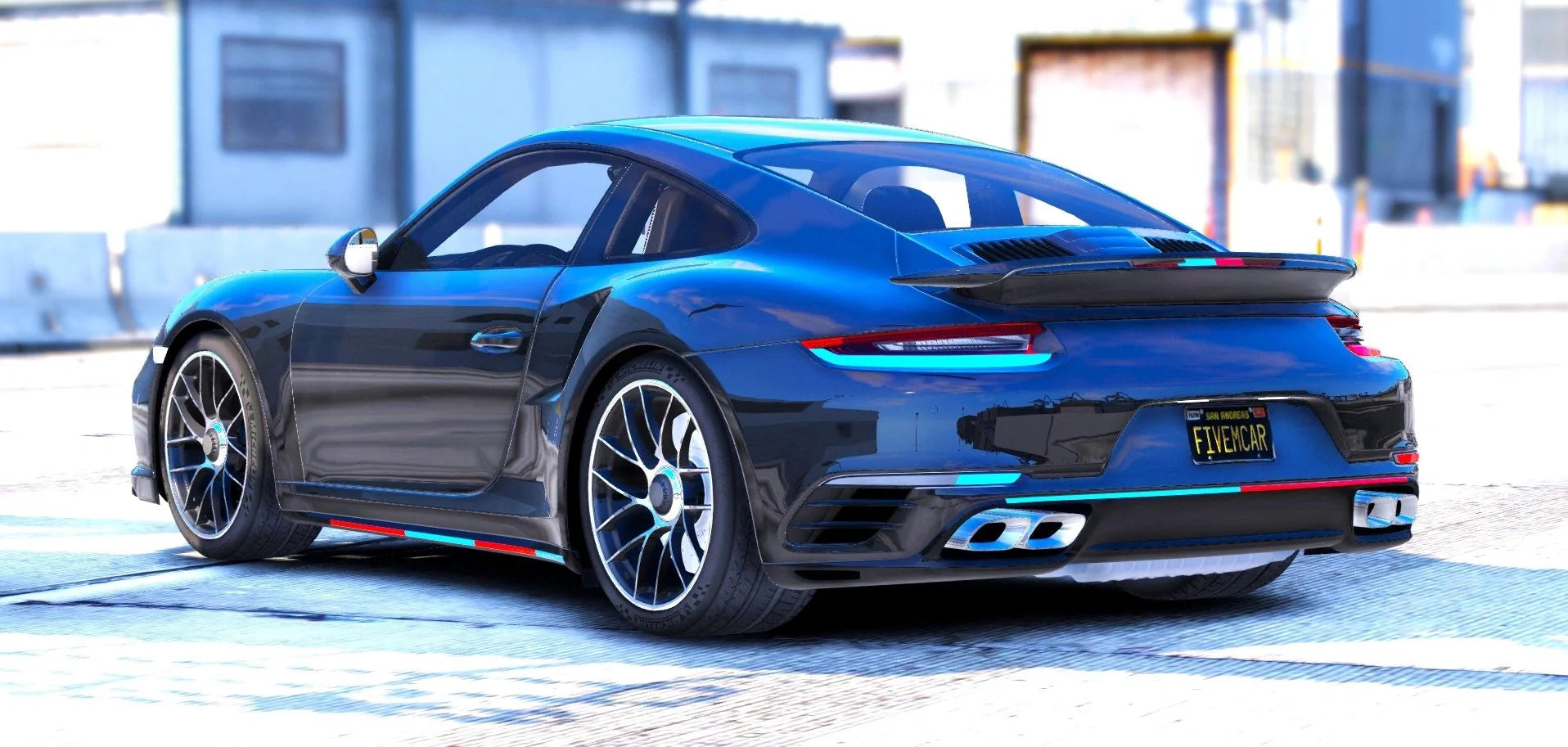 (Unbranded) Porsche 911 Police | DL Cars