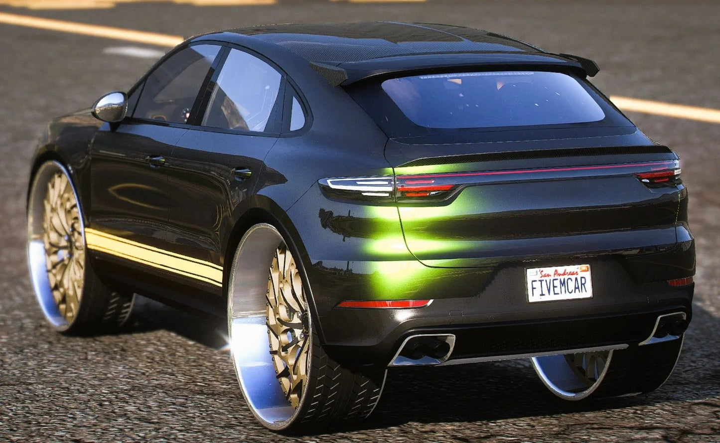 (Unbranded) Porsche Cayenne Coupe Donk 2024 (Armored ) | GZ Customs
