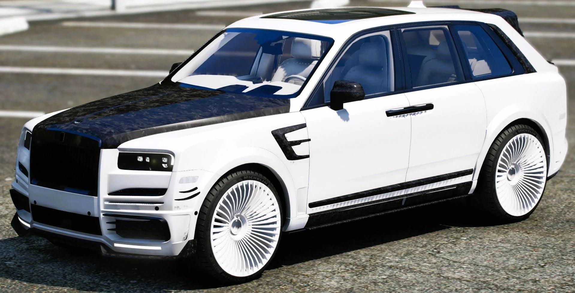 (Unbranded) Rolls Royce Cullinan Mansory BLVCK | D. ICY Customs