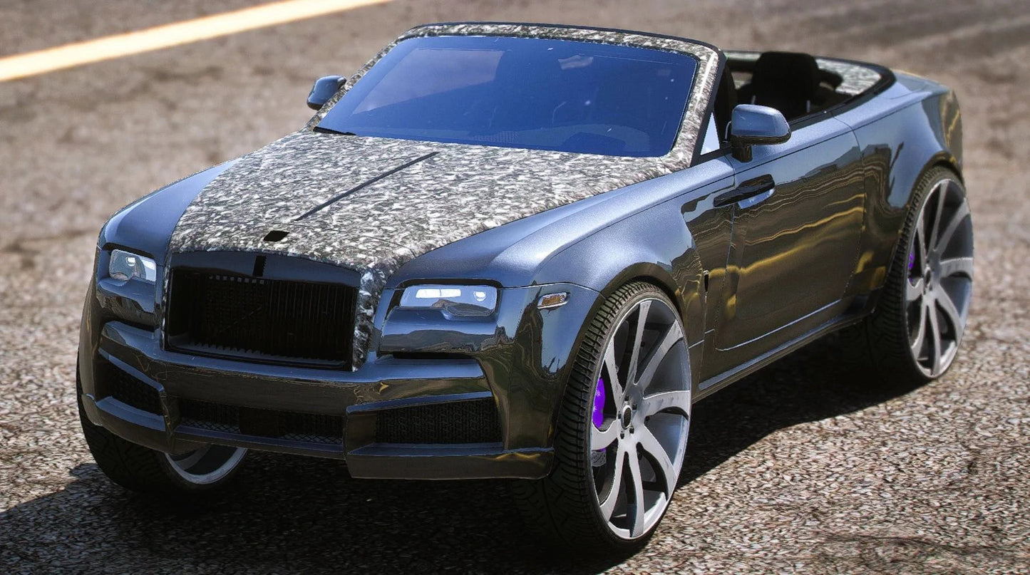 (Unbranded) Rolls Royce Dawn on Dub Rims | Bondie