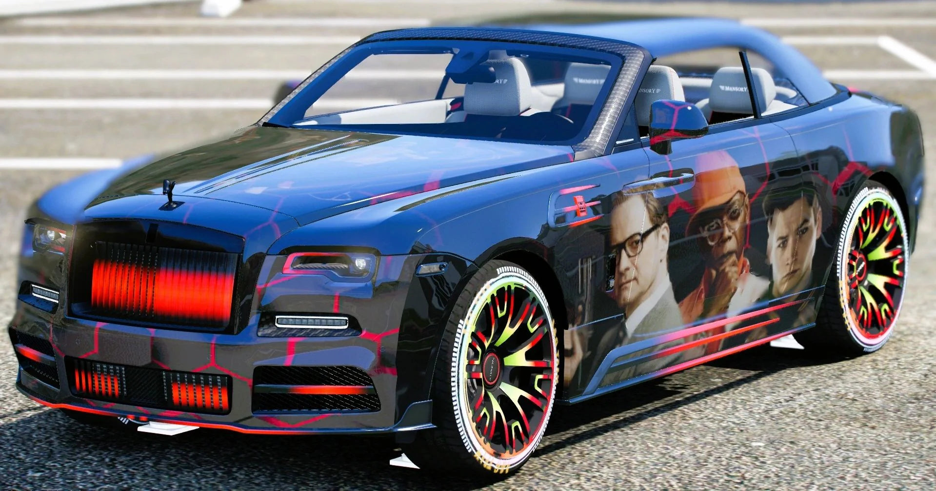 (Unbranded) Rolls-Royce Dawn Mansory [Animated Lights] | ONOX