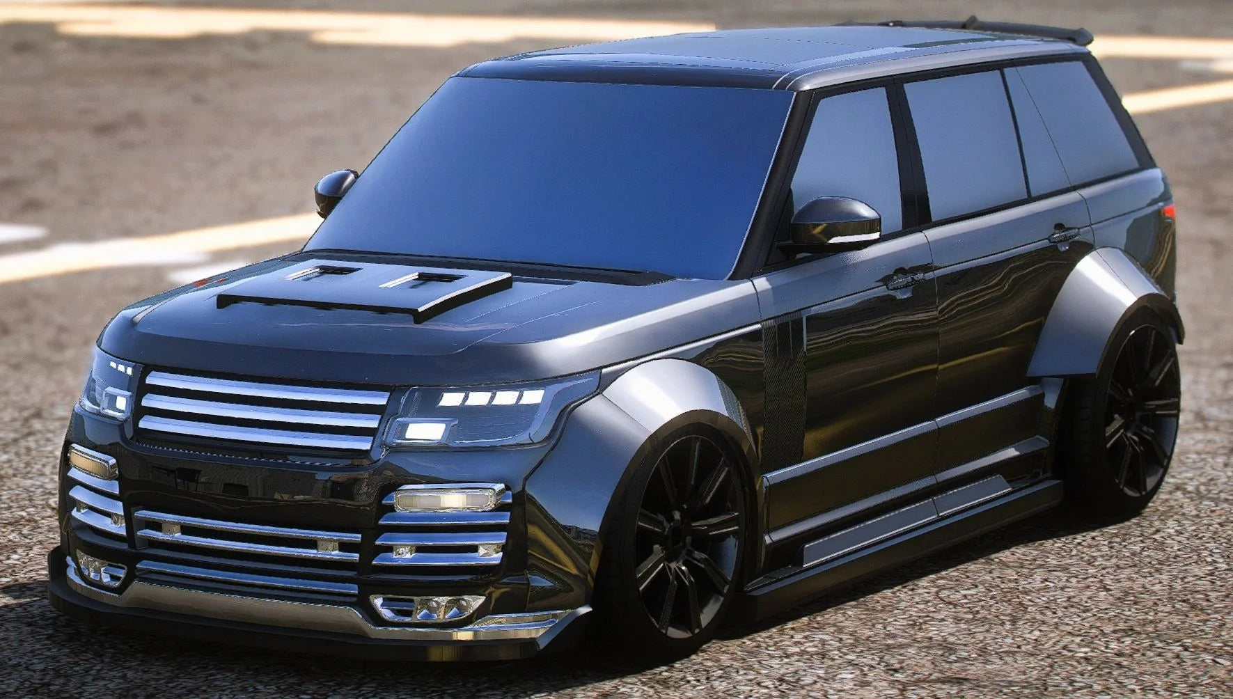(Unbranded) Range Rover Autobiography Mansory Gangs | Placo Customs