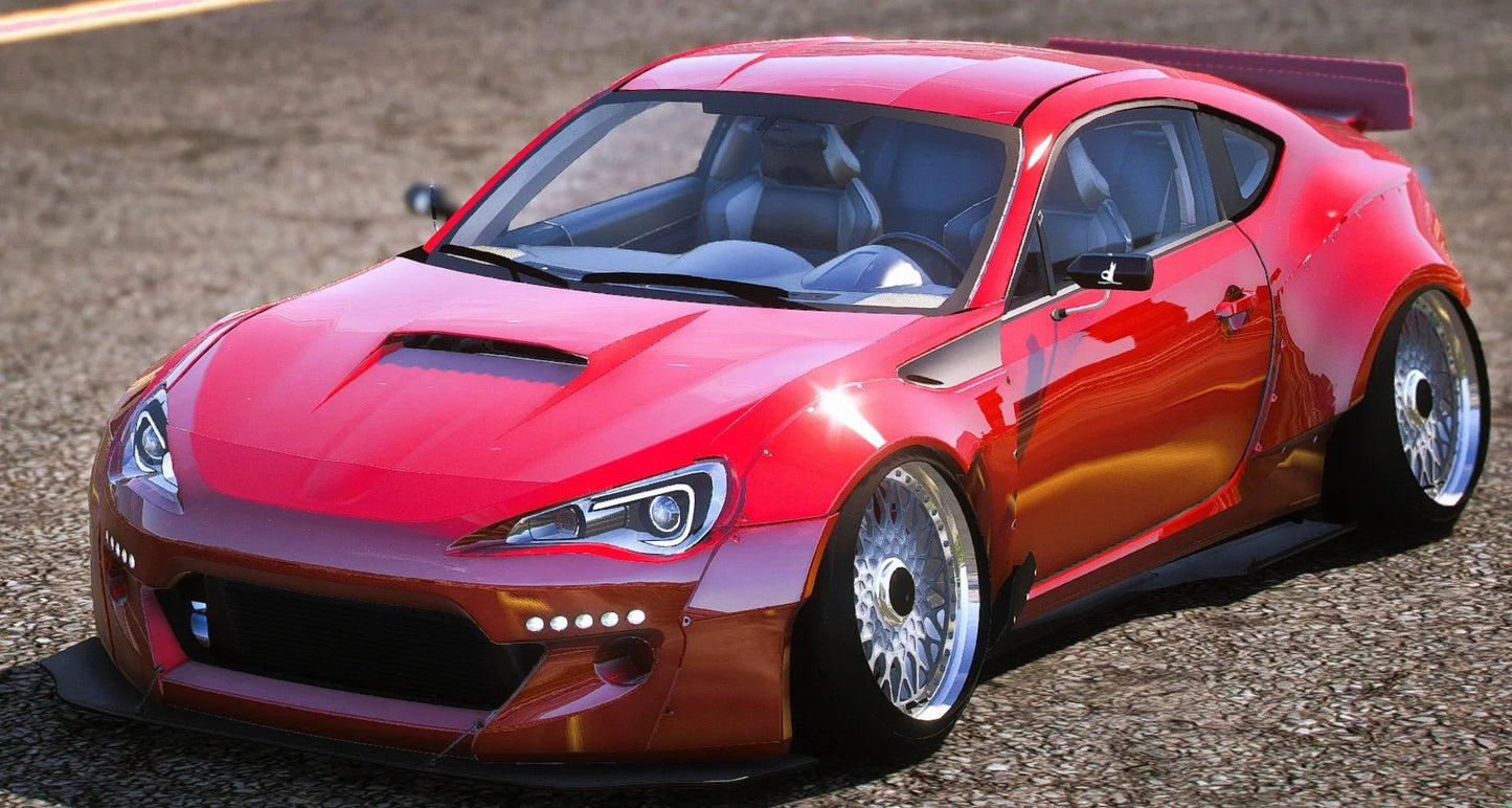(Unbranded) Subaru BRZ Stanced Widebody | GR Customs