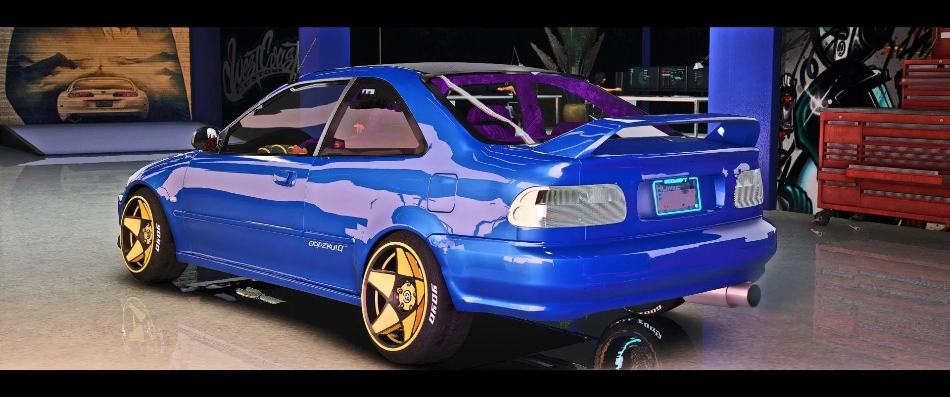 (Unbranded) Stanced 1994 Honda EEJAY Coupe | GG