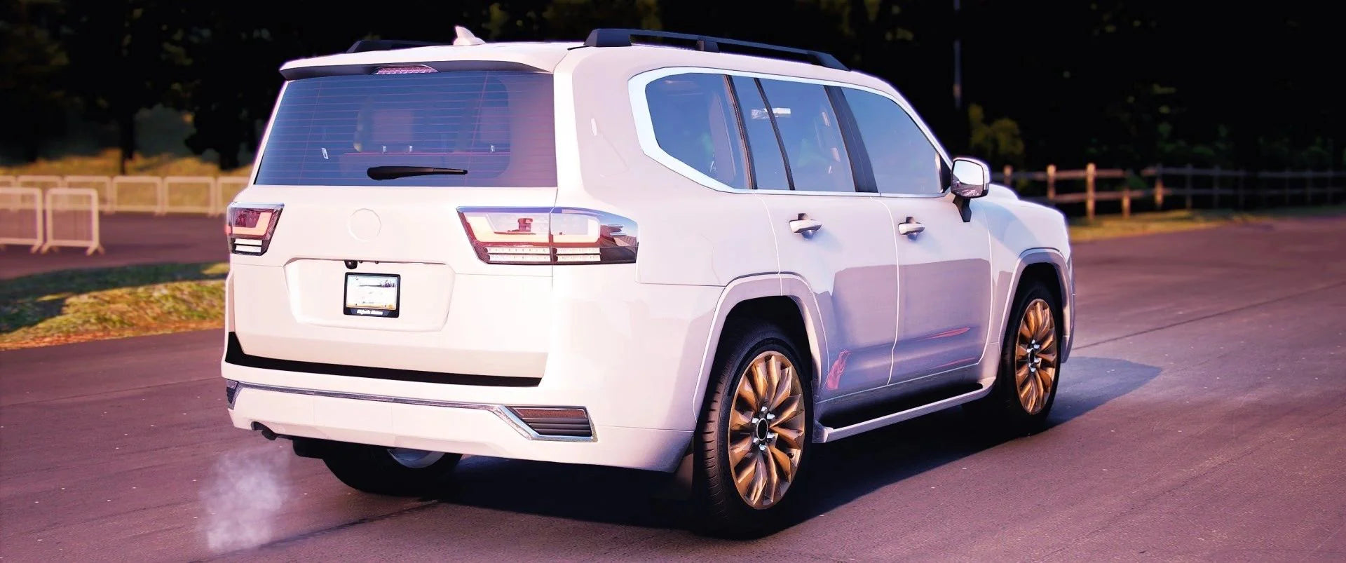 (Unbranded) Toyota LC300 2022 [Animation Roof] | Majestic