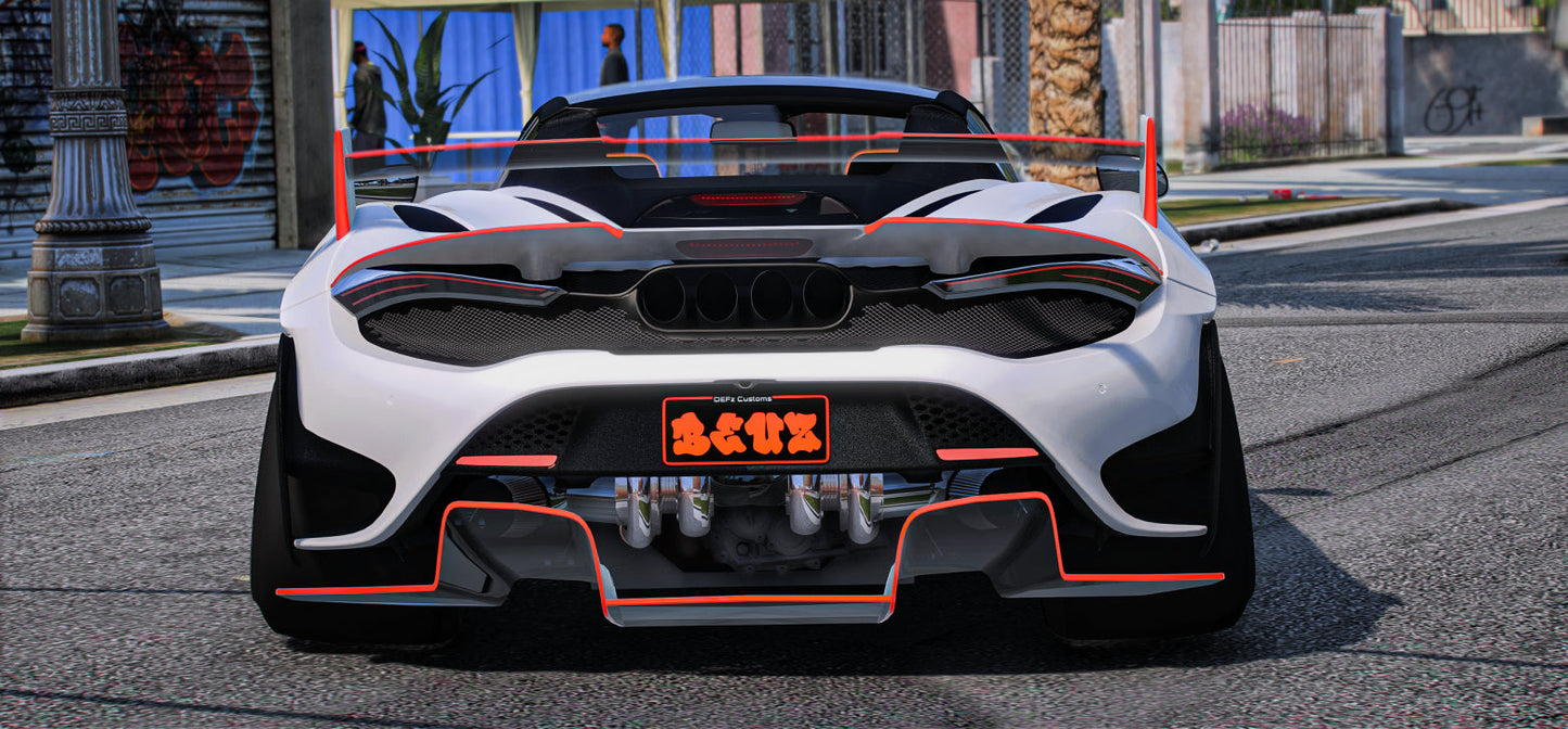 (Unbranded) Custom Alucard McLaren 765LT Twin Turbo | DEFz Customs
