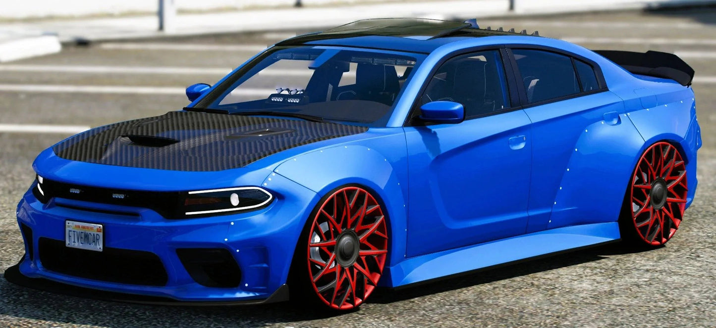 (Unbranded) Unmarked PD Dodge Charger Ghoul V2 on Blocca Forgiatos (Armored )