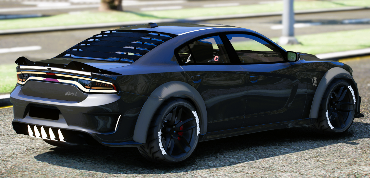 (Unbranded) Dodge Charger Carbon Hellcat | 4K Customs