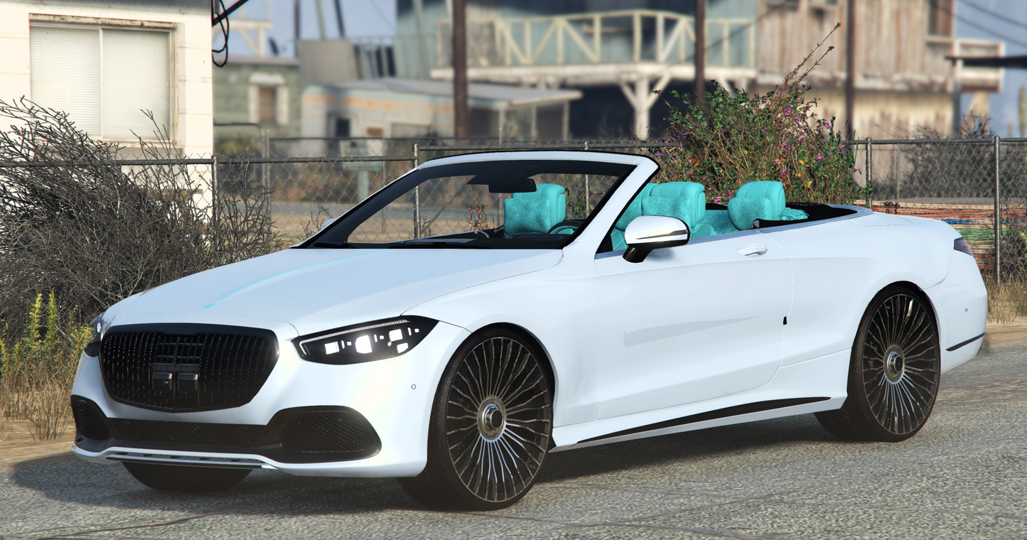 (Unbranded) 2024 Mercedes-Maybach S680 2 Door Convertible Tiffany Edition AutoRoof | Bleed