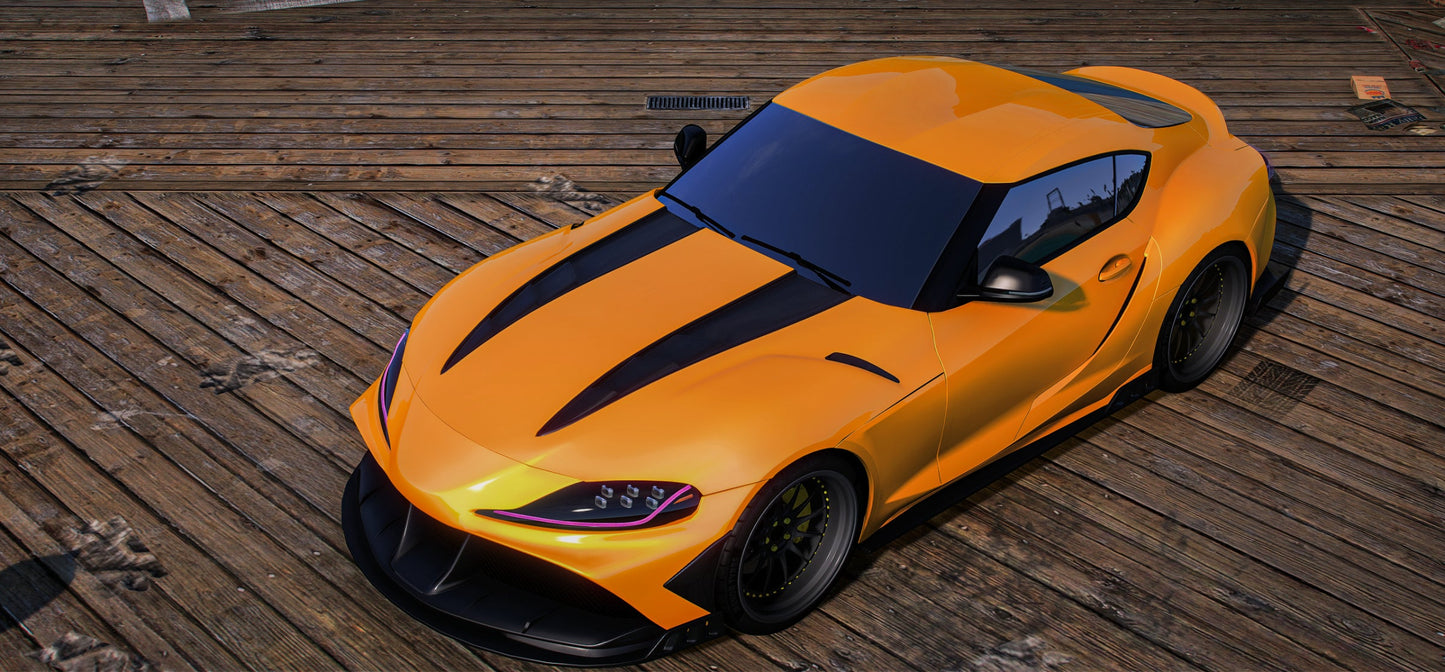 (Unbranded) Toyota Supra A90 MK5 Keyvany | Lemon