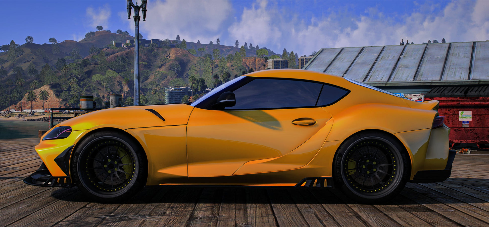 (Unbranded) Toyota Supra A90 MK5 Keyvany | Lemon