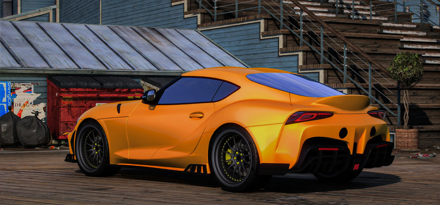 (Unbranded) Toyota Supra A90 MK5 Keyvany | Lemon