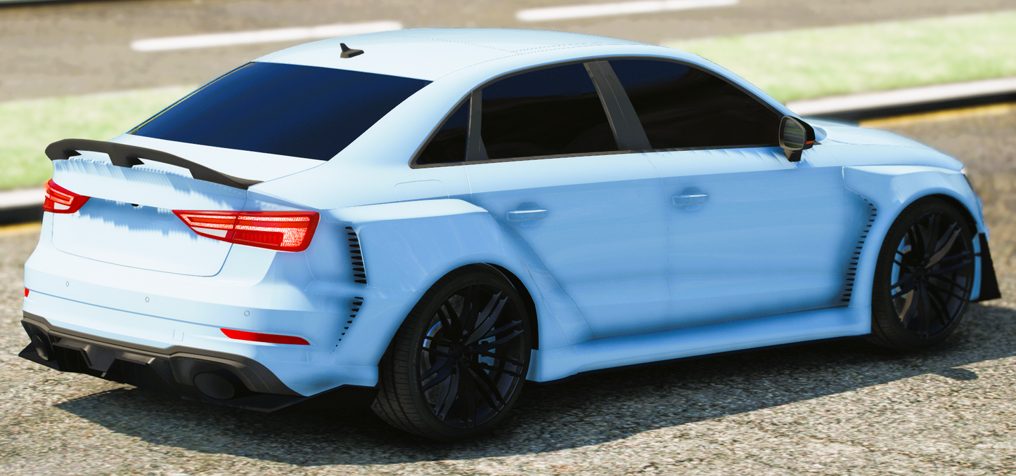 (Unbranded) Audi RS3 Saloon RC Kit | Ryan Customs