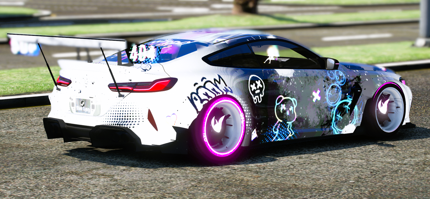(Unbranded) BMW M8 Neon Bear [Dinamic Lights] | NEO DESIGNER