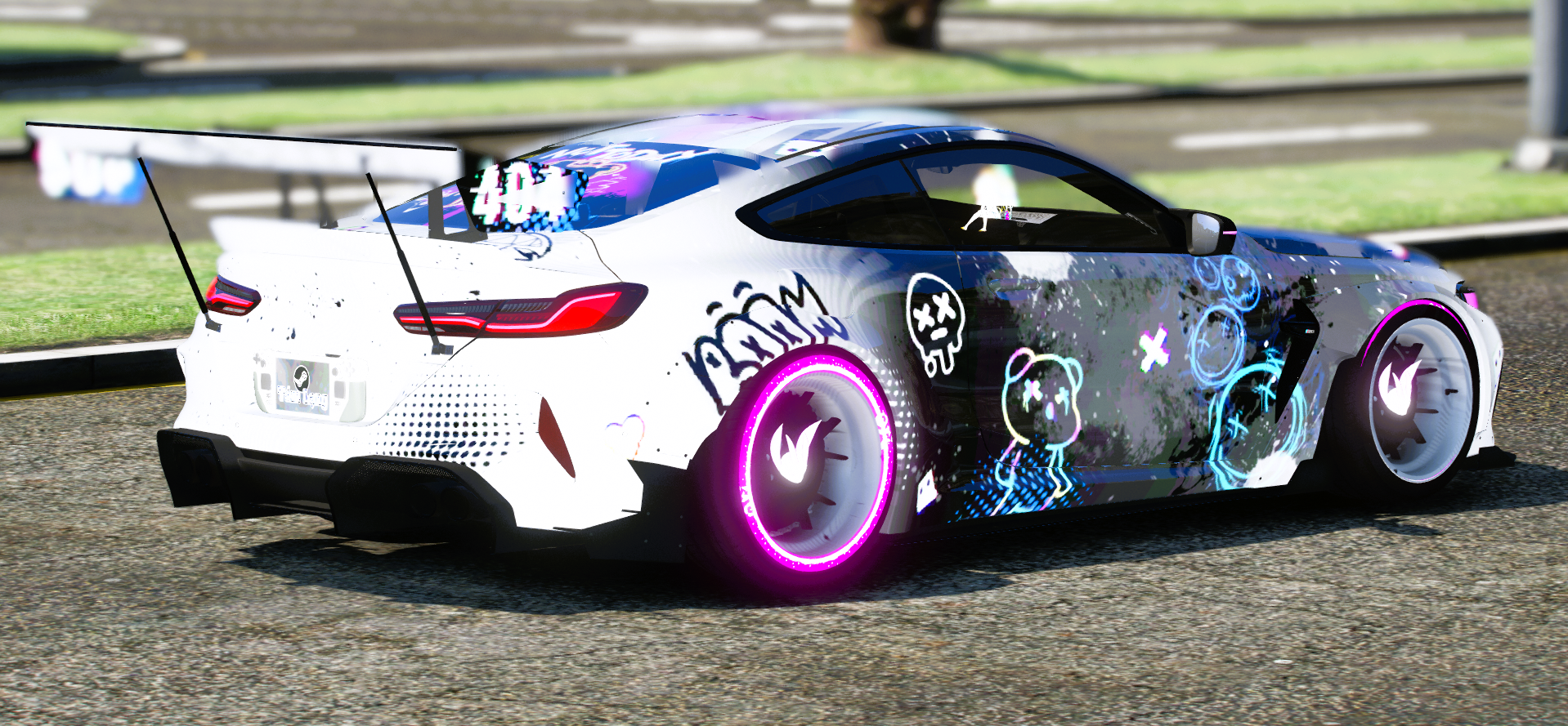 (Unbranded) BMW M8 Neon Bear [Dinamic Lights] | NEO DESIGNER