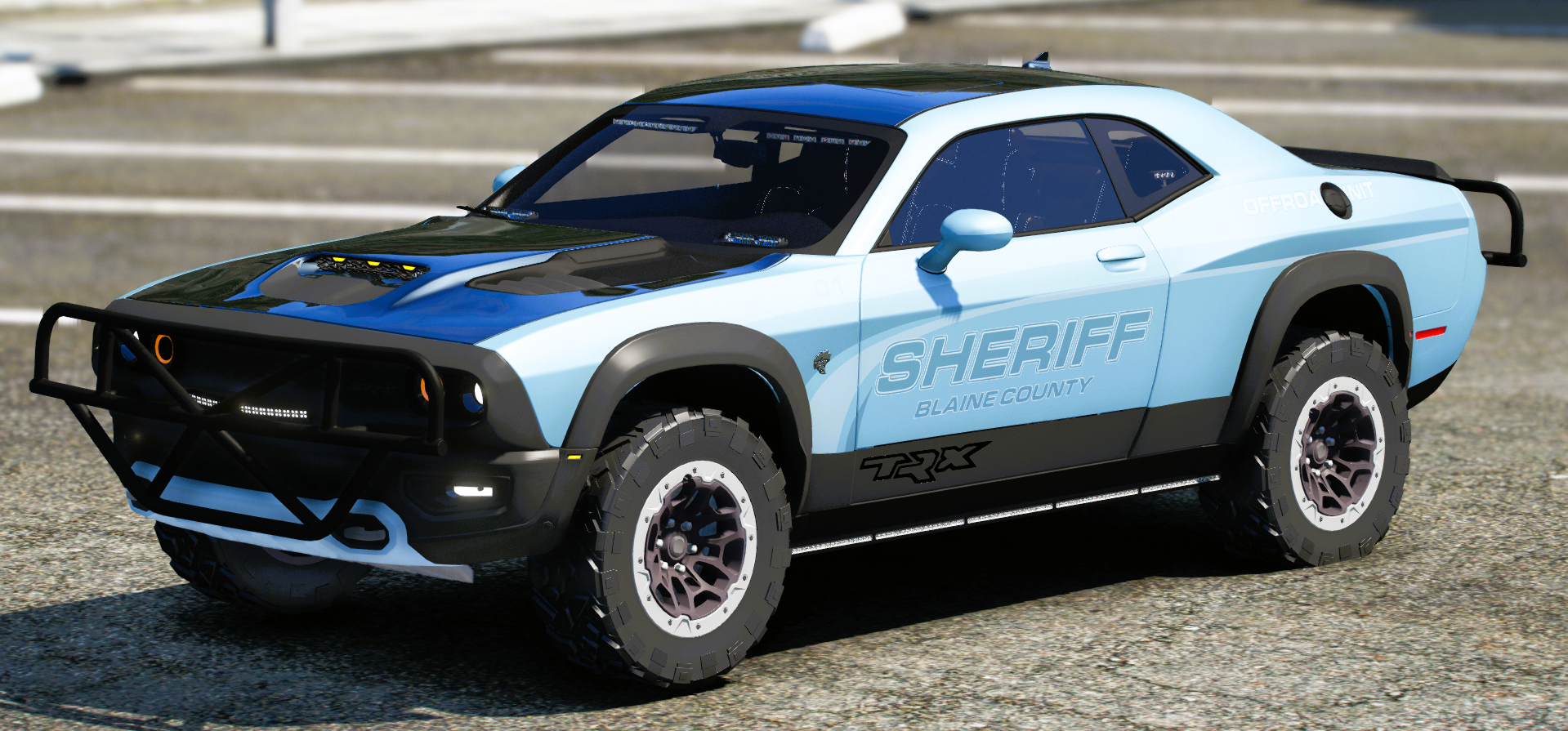 (Unbranded) Challenger X TRX Police Mix | THCK Customs