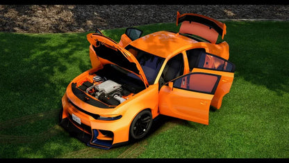 (Unbranded) Dodge Charger Hellcat SRT Liberty Walk (Armored ) | Zeed