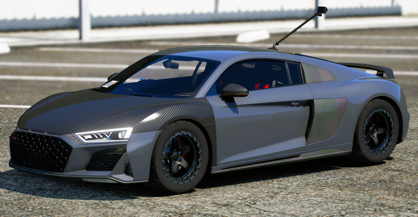 (Unbranded) Audi R8 Twin Turbo Drag Customs (Animated Windows | Twin Builds