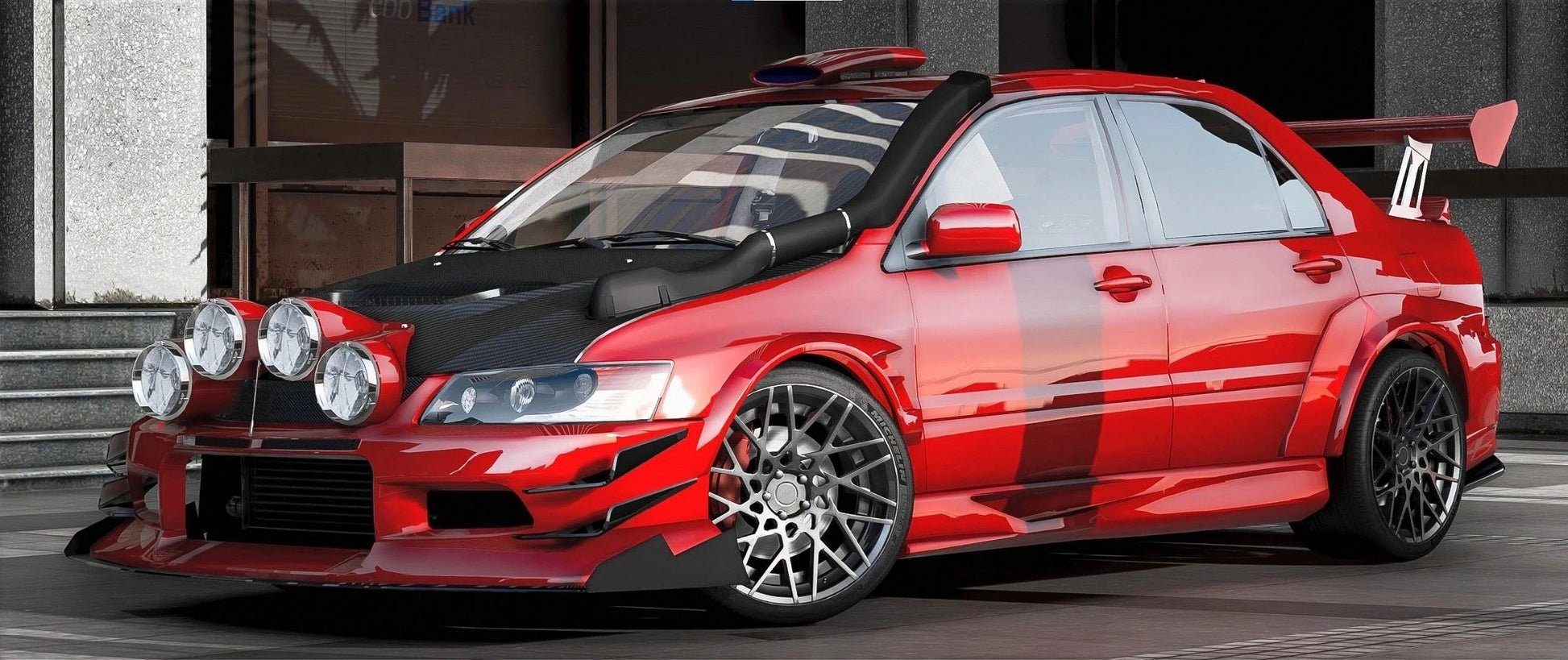 (Unbranded) Mitsubishi Lancer Evo 9 Widebody