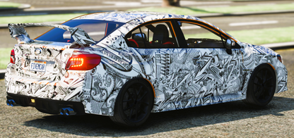 (Unbranded) Subaru WRX Street Art | EssoFR
