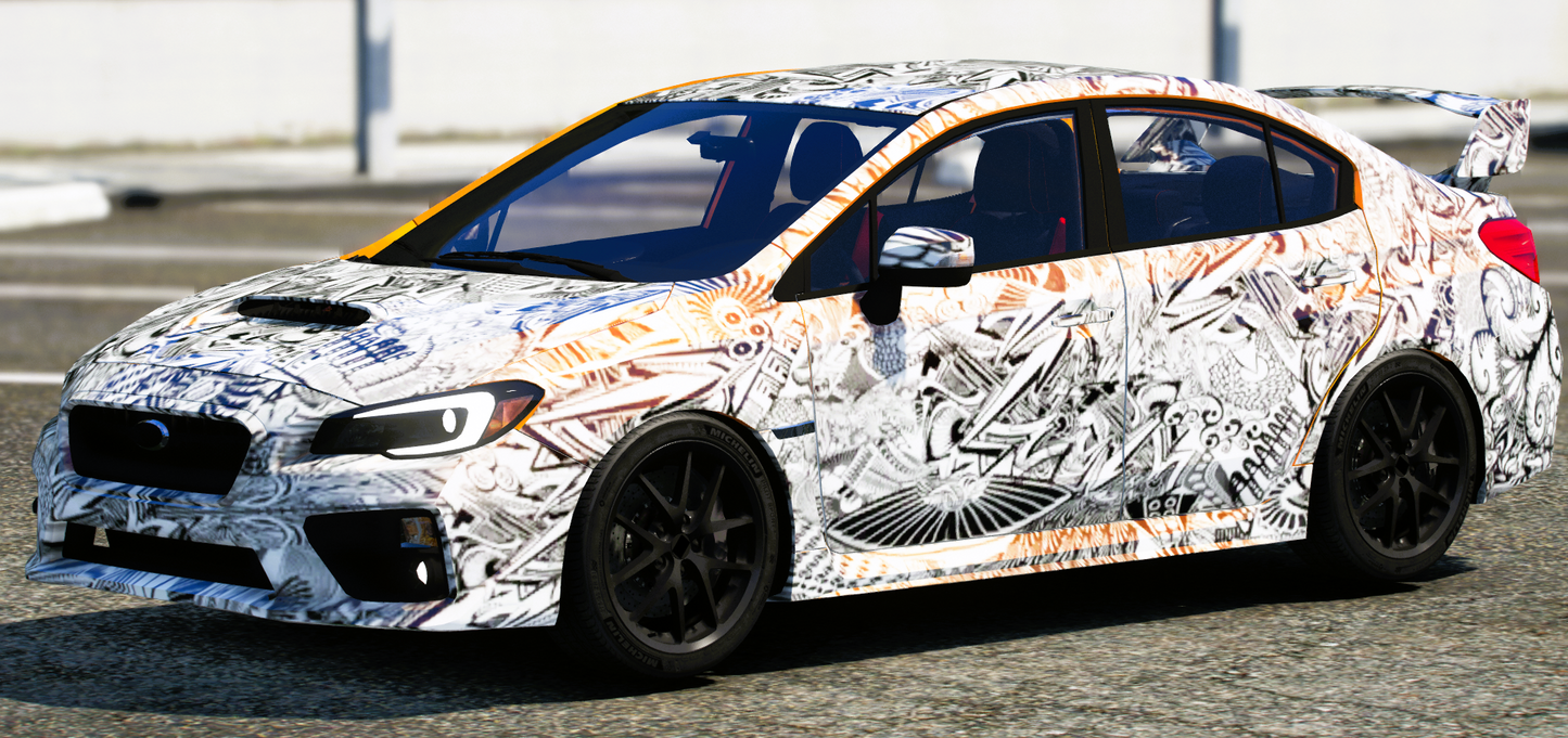 (Unbranded) Subaru WRX Street Art | EssoFR