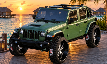 (Unbranded) Jeep Wrangler Rubicon On Brushed Forgis (Armored) | Performance Build