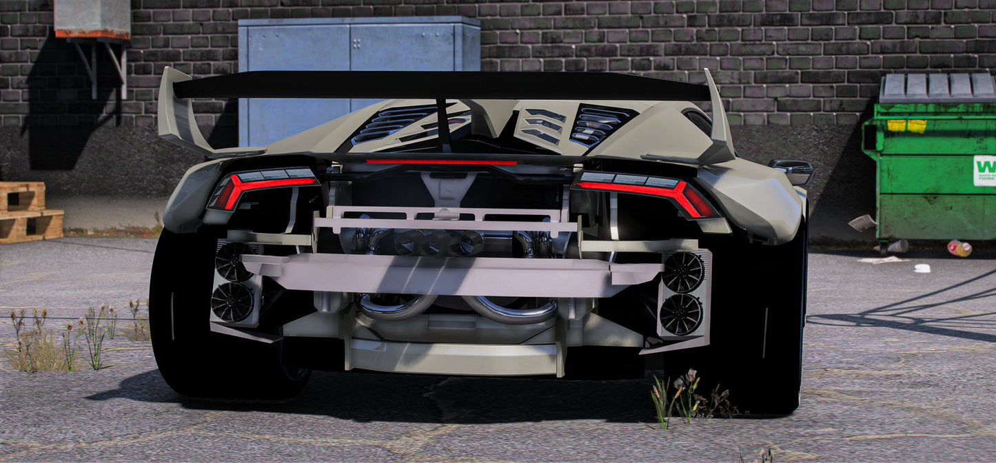 (Unbranded) Lamborghini Huracan Liberty Walk Twin Turbo | Viper Customs