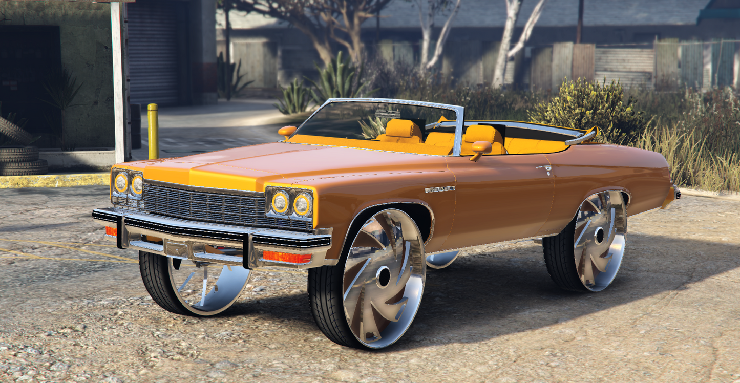 (Unbranded) 1975 Buick LeSabre “King Omaha” Donk (4 Seater) | GDG BT