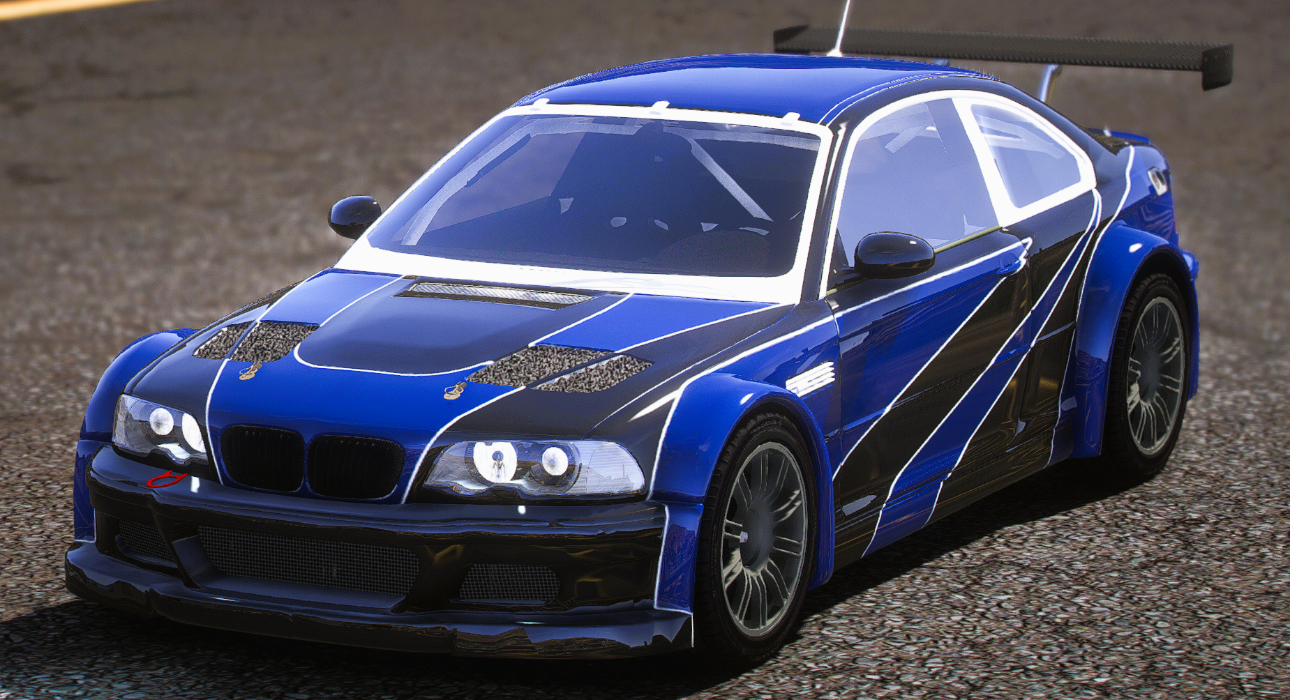 (Unbranded) BMW M3 GTR E46 NFS MW | Maxi MS-Cars