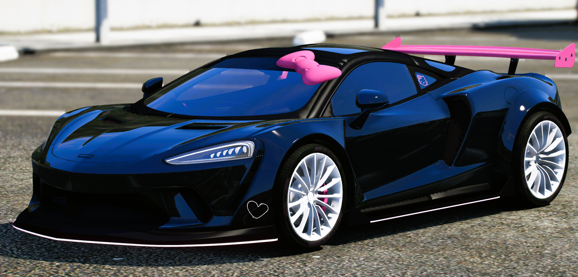(Unbranded) McLaren GT Hello Kitty [20+ Tuning] [Dinamic Lights] | Port Baek