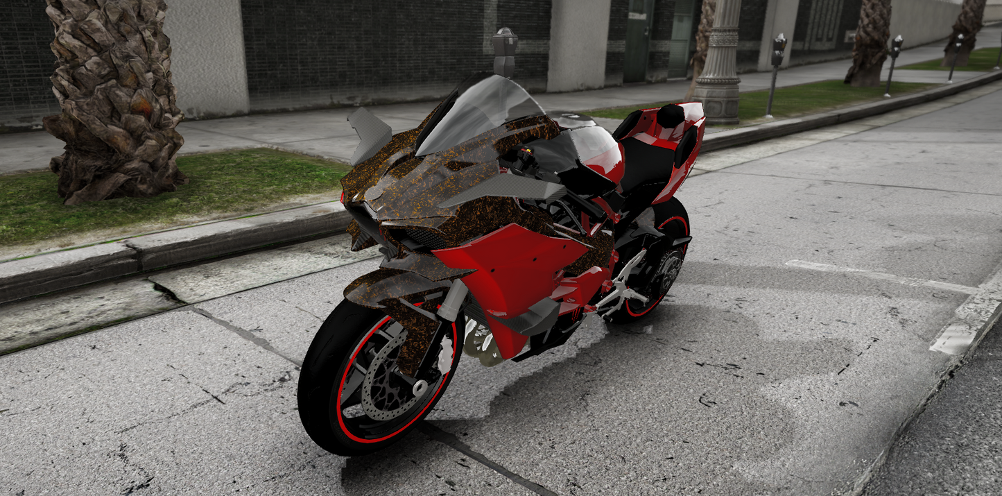 (Unbranded) Kawasaki H2R Valorant: Omen Forged Carbon | Port Baek