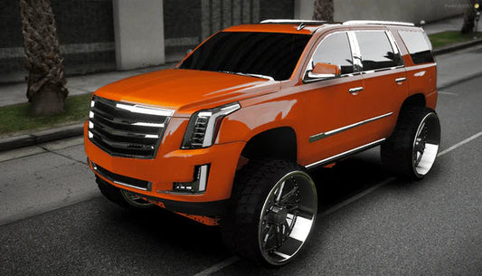 (Debadged) 2018 Cadillac Escalade Lifted On Corleone Forged (Bulletproof) | PNUT Customs
