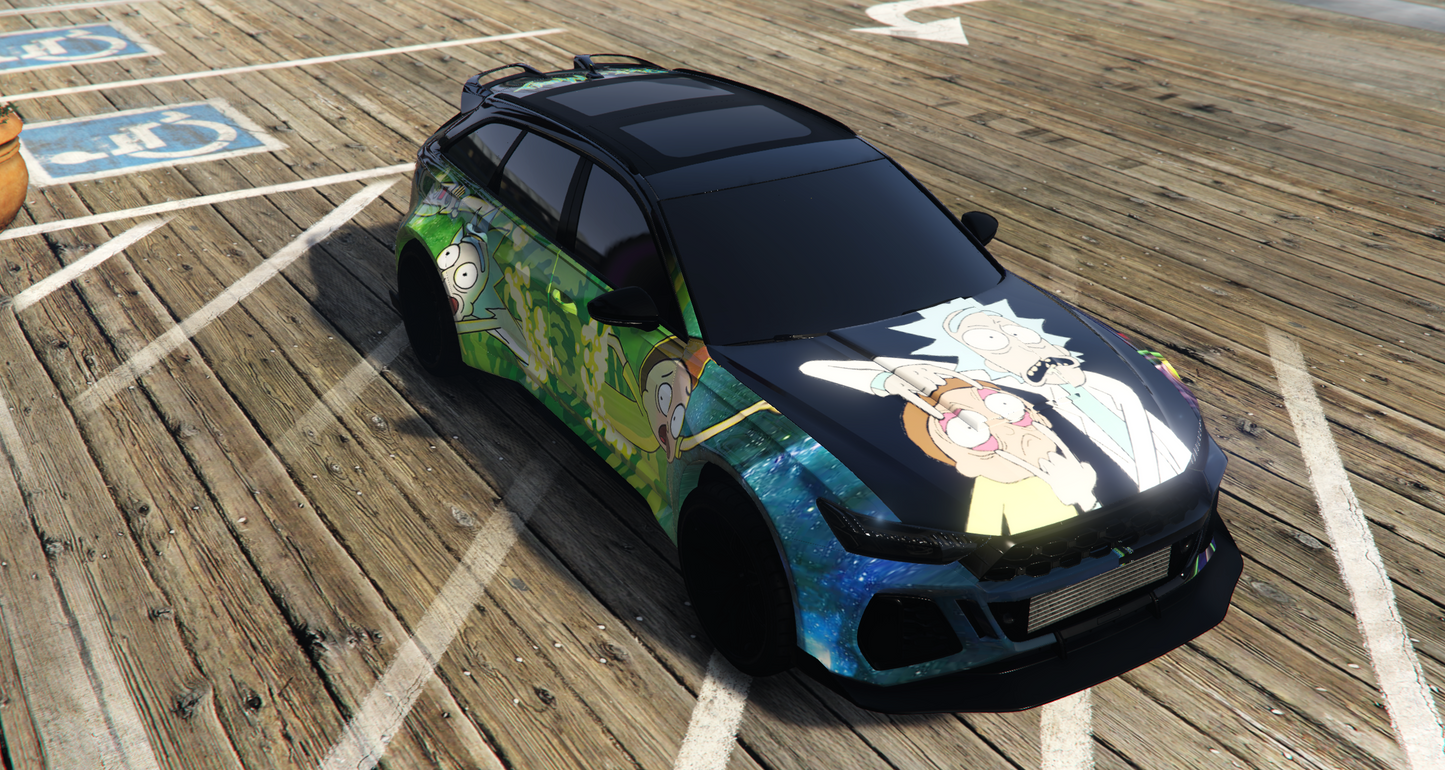 (Unbranded) Audi RS6 S2 Rick And Morty (Armored ) | Tony´s Custom
